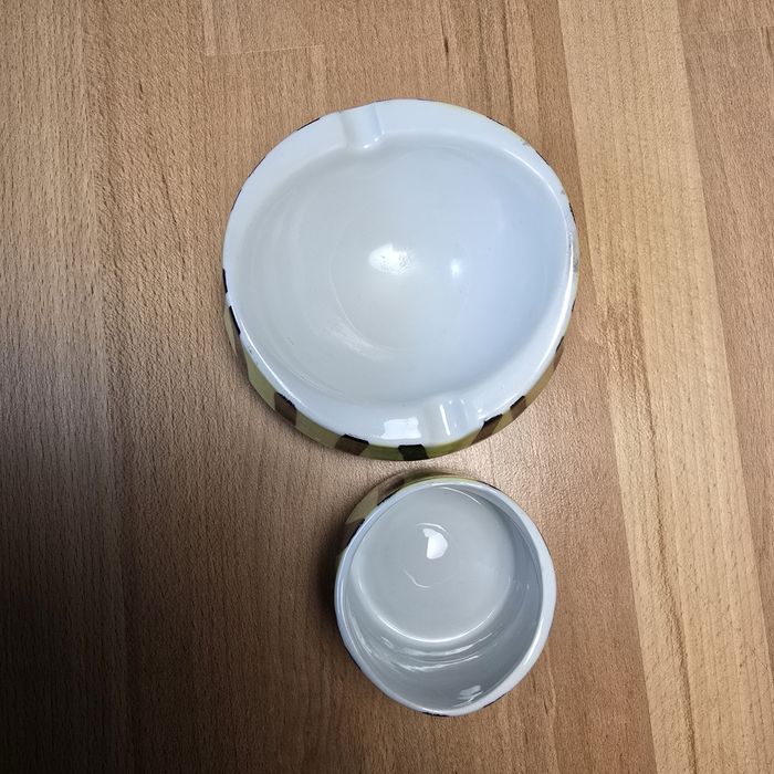 Zestaw palacza Wawel pikasiak new look popielnica papierośnica PRL vin