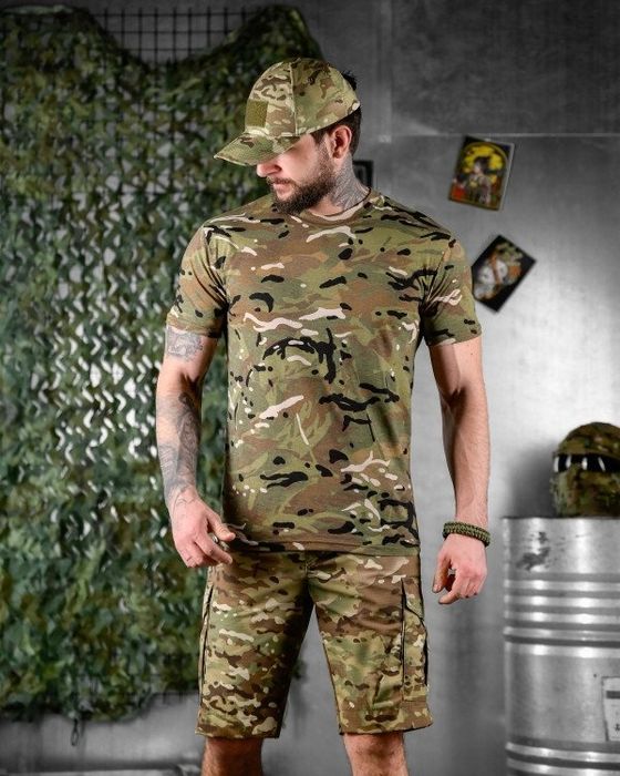 Тактичний літній комплект форми Multicam 4в1 для військових ЗСУ форма літня