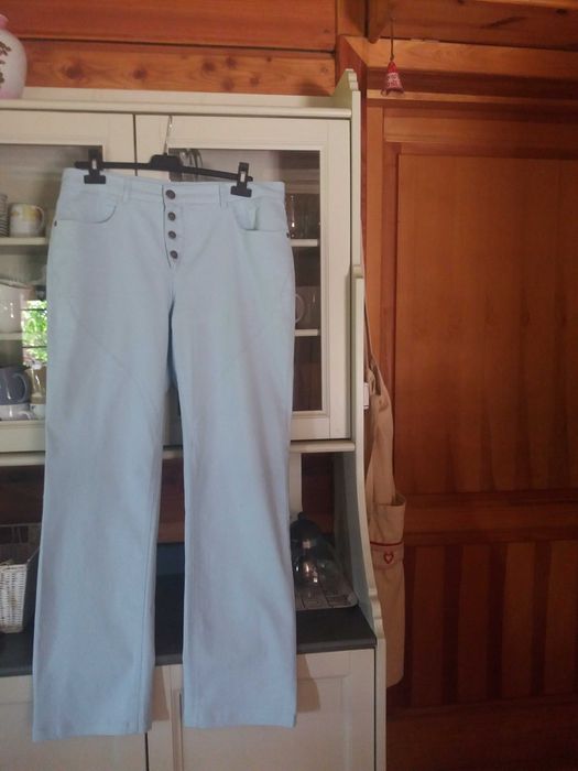 Spodnie damskie j. błękitne XL - Scheego