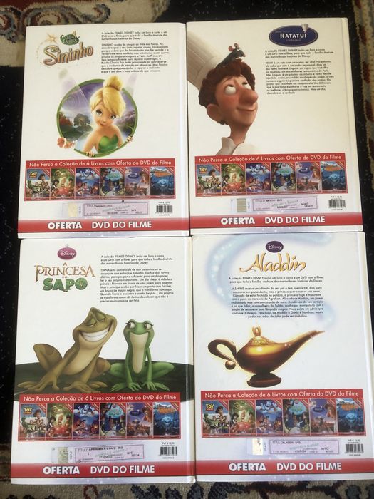 Livros Disney com Dvd