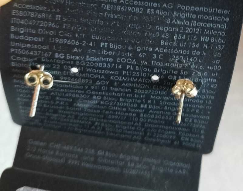 Brincos em prata Bijou Brigitte