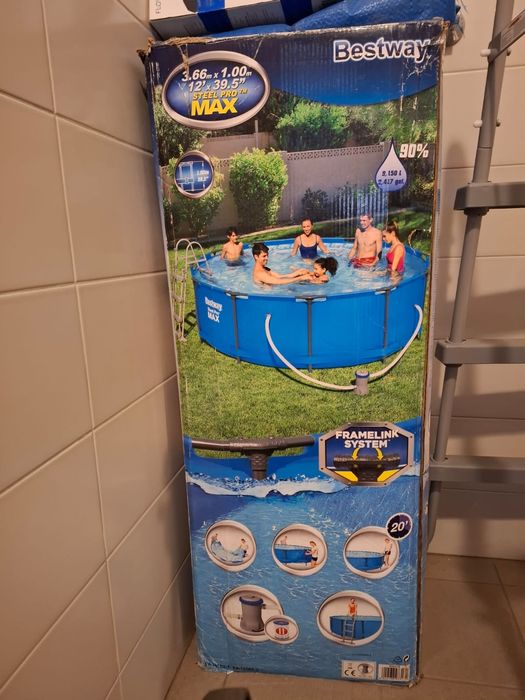 Basen stelażowy Bestway 366x100