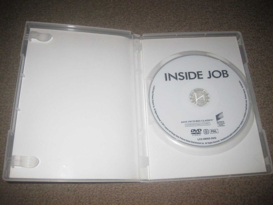 DVD "Inside Job- A Verdade da Crise" de Charles Ferguson