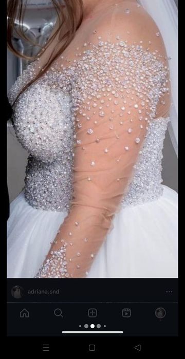 Suknia ślubna księżniczka