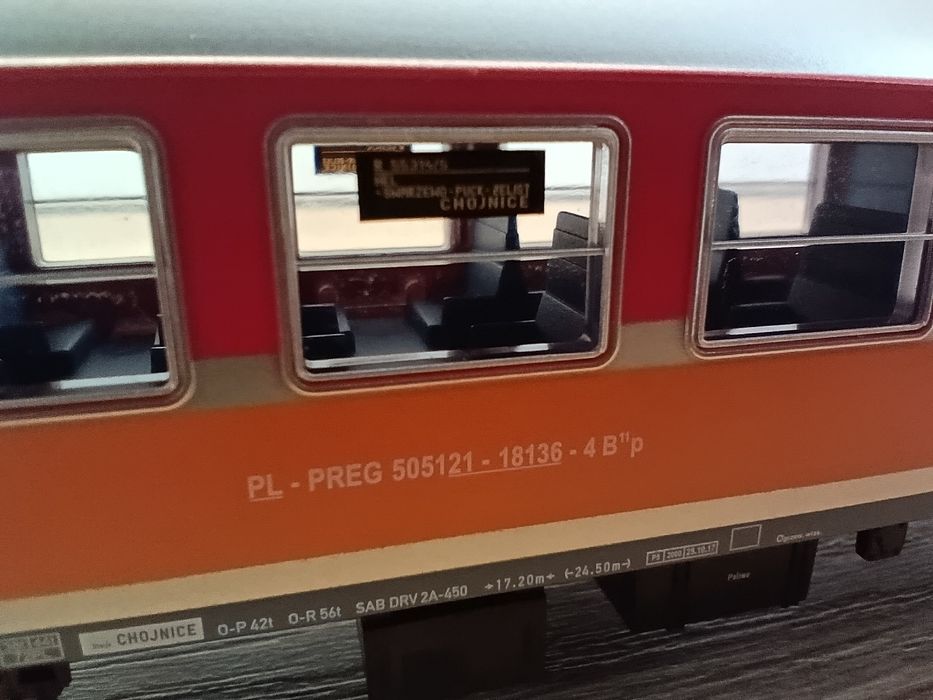 Wagon osobowy 120a Polregio Piko H0 bonanza st. Chojnice