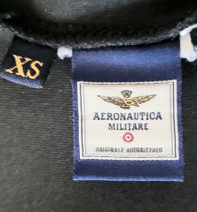 Aeronautica Militare rozpinana bluza damska rozm. xs czarna.