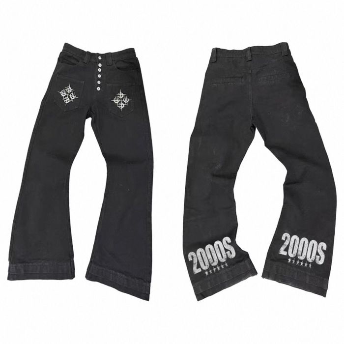 Flared jeans balenciaga / opium / archive /  2000s style Джинси кльош