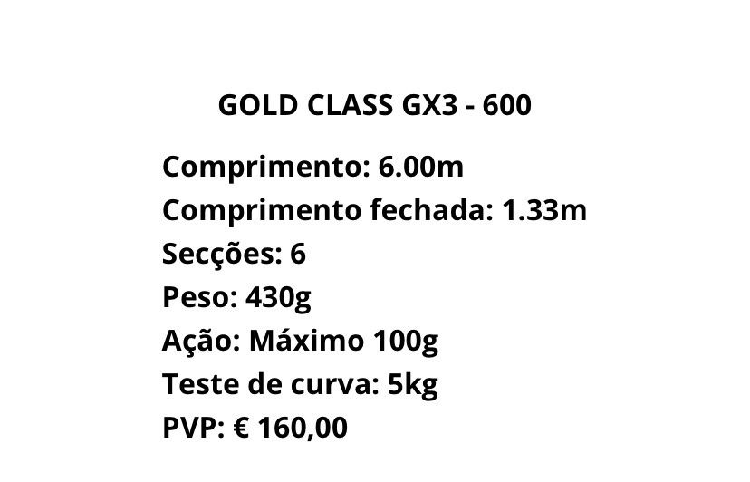 Cana Barros GoldClass GX3 600