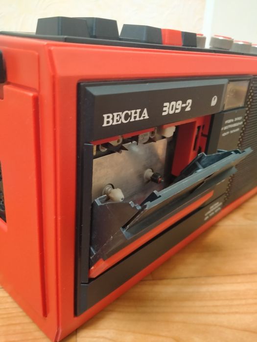 Магнитофон  Весна  309 - 2  СССР касетный рабочий.