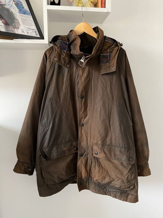 Barbour wax duracotton parka plaszcz trencz kurtka