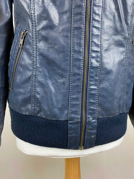 kurtka skórzana damska real leather pinterest vintage big collar