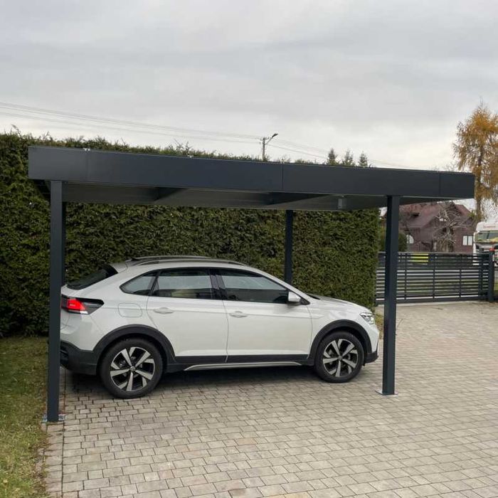 Carport 3,5x6m, nowoczesna wiata garażowa, wiata samochodowa