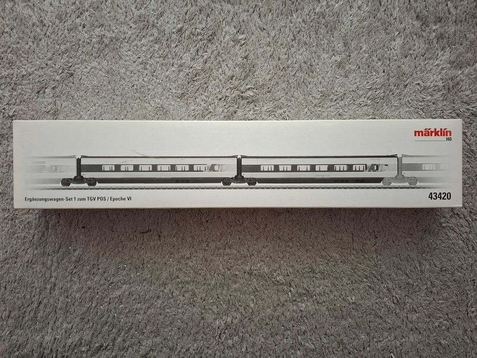 Marklin 43420 - TGV POS - Conjunto de 2 vagões complementares