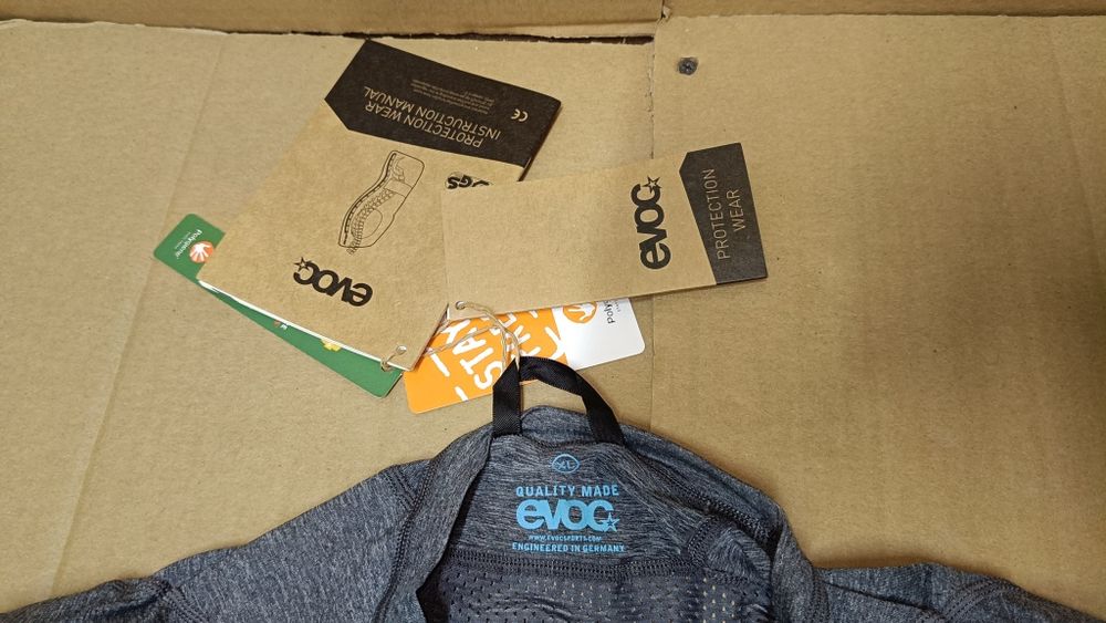 Koszulka na rower męska Evoc Enduro Shirt carbon grey rozm.XL