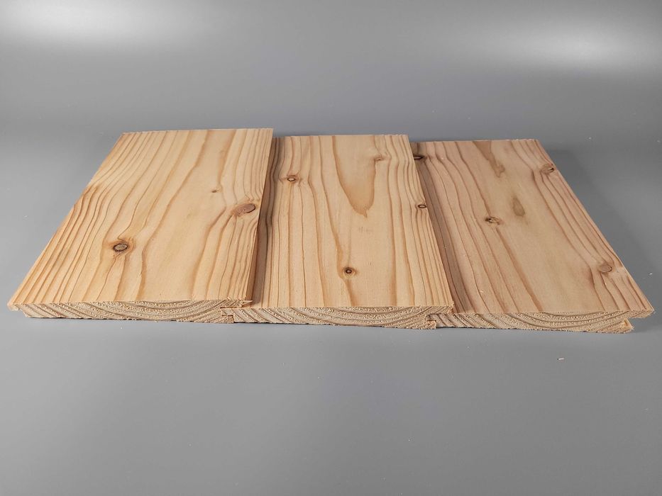 Deska elewacyjna MODRZEW - DIAGONAL, schodek -GLIWICE