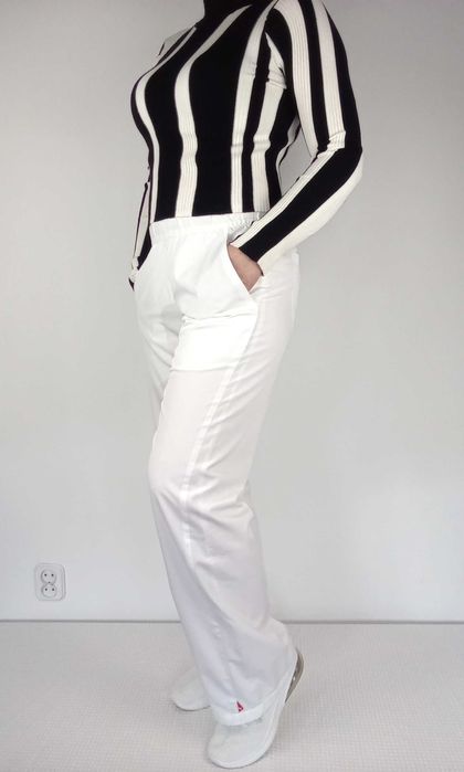 spodnie białe bojówki PUMA