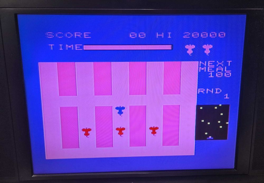 Commodore VIC-20 cardridge - Gra - Radar Ratrace