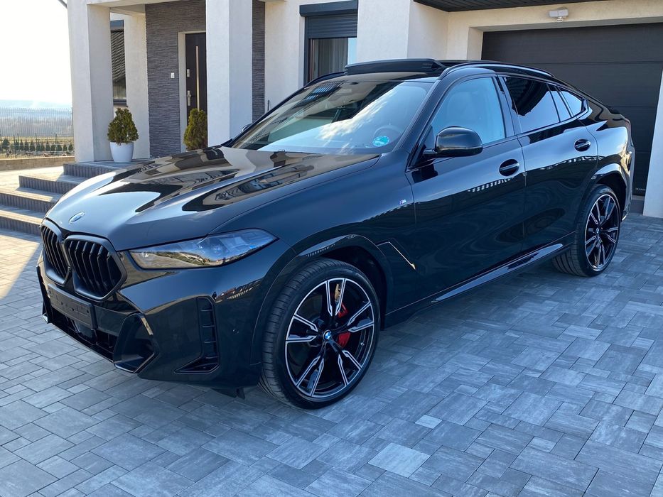 BMW X6 286PS XDrive M Sport LedPanoramaKamery360DociągiWentyleAlu22”Masaże