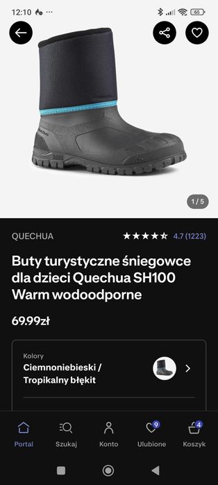 Śniegowce 30/31 decathlon