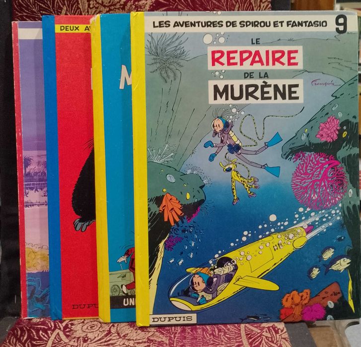 Spirou e Fantásio Edição Francesa e Alemã 4 unidades