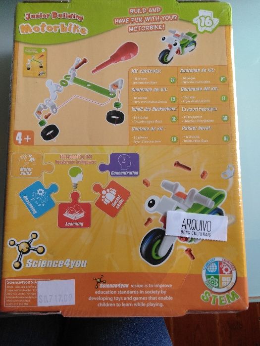 Puzzle Profissões Sience4you + Moto para construir Sience4you + Puzzle