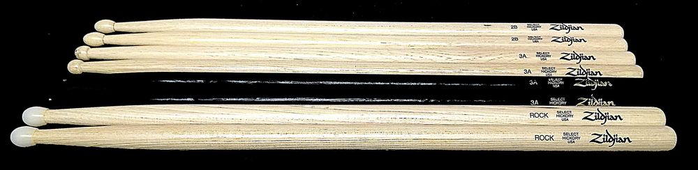 Baquetas ProMark - Sonor - Tama - Zildjian Novas Genuínas