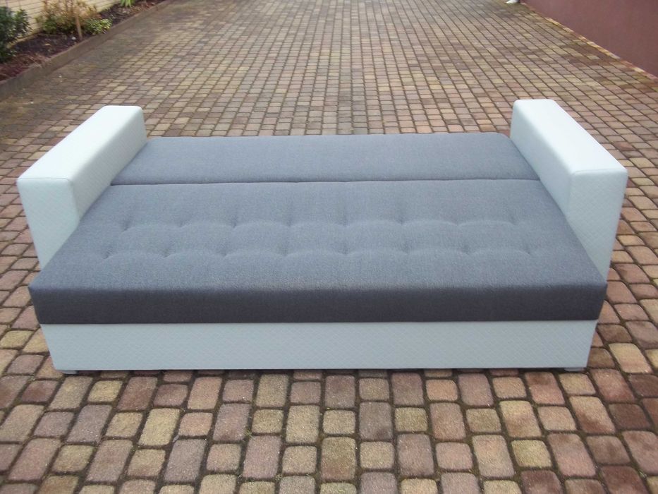 Sofa/kanapa+dostawiana pufa/narożnik- sprężyny bonell