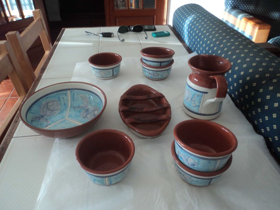 Conjunto em barro para assar ex. Enchidos