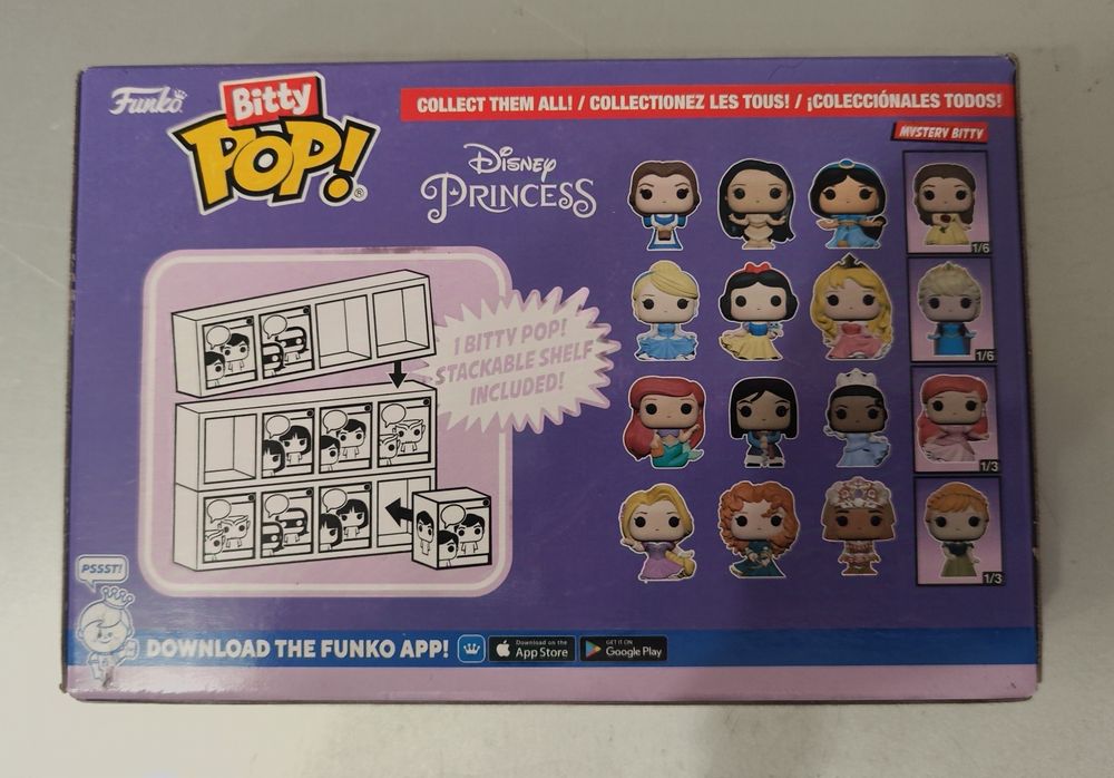 Bitty POP! Princesas DISNEY Series 1 (PACK 4)