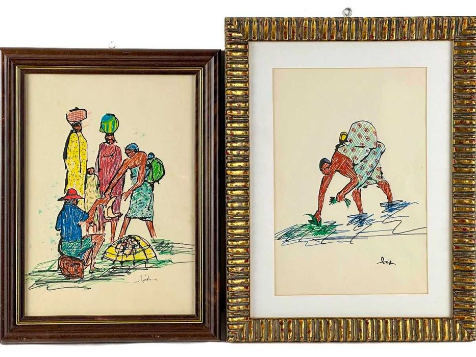 Pádua - 2 Técnicas mistas sobre papel