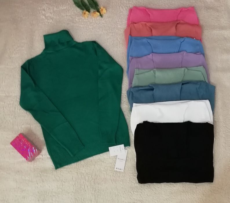 Гольф, водолазка женская Moni&co р. s/m,  l/xl Италия шерсть, кашемир