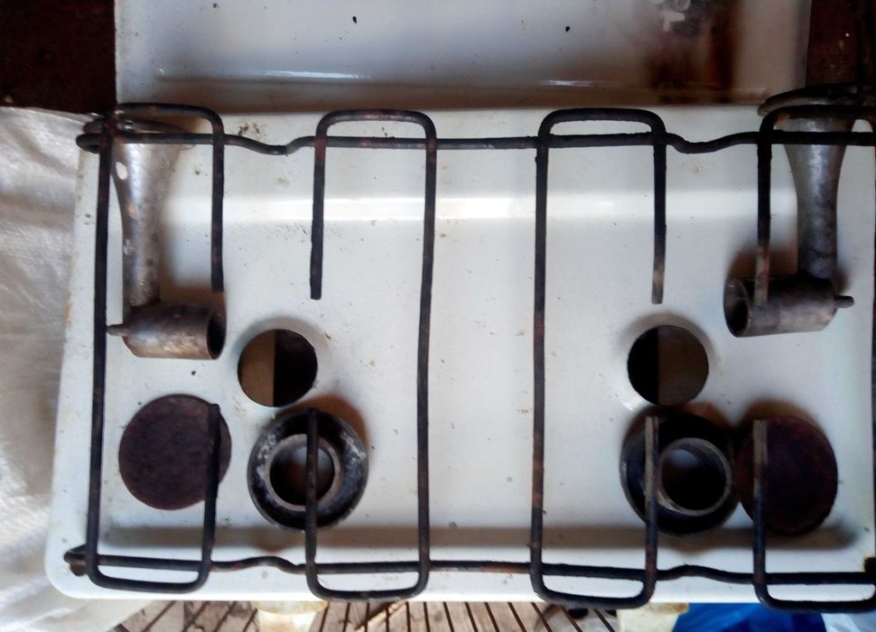 Газовая плита настольная на 2 конфорки с редуктором