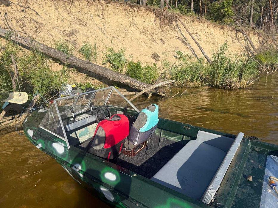 Комплект човен, мотор лафет Крим Mercury 30 лодка катер