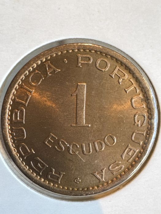 1$ 1953 Angola moeda rara