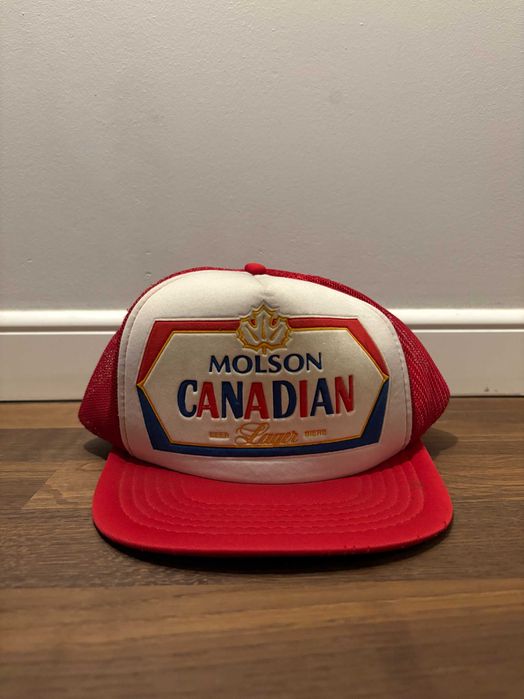 molson canadian lager trucker hat