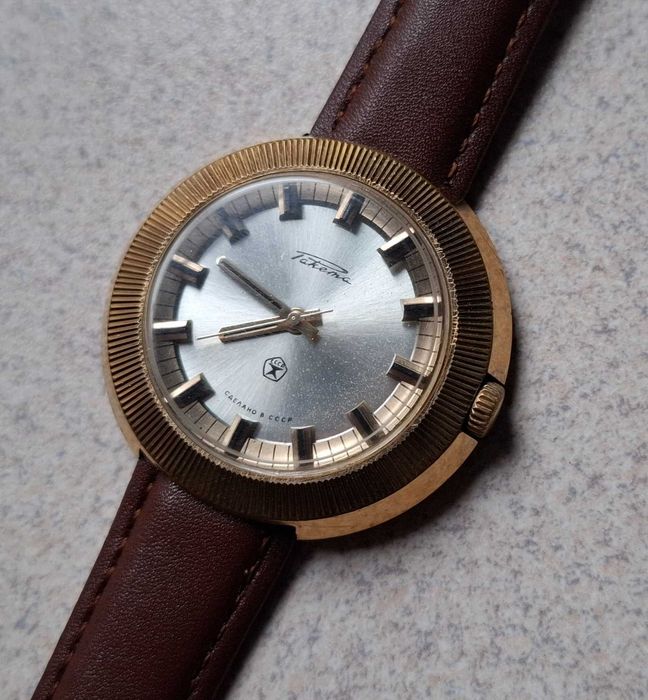 Pozłacany zegarek "Raketa" ZSRR