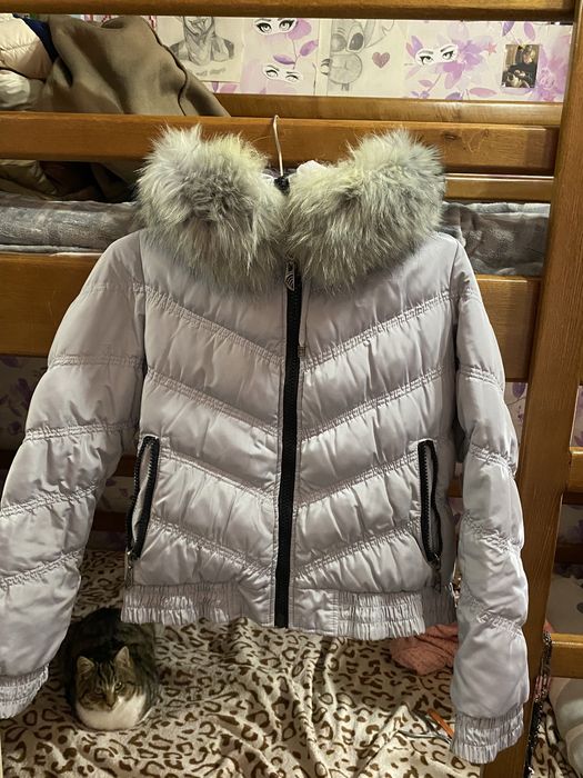 Куртка зима-весна-осінь, розмір M-L, колір сірий