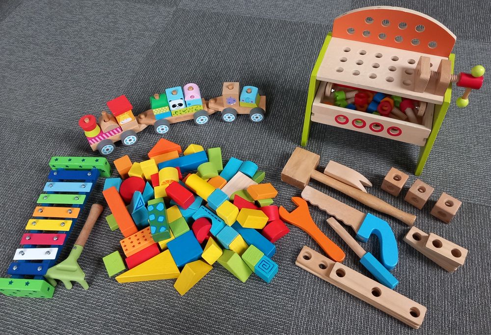 Drewniane zabawki