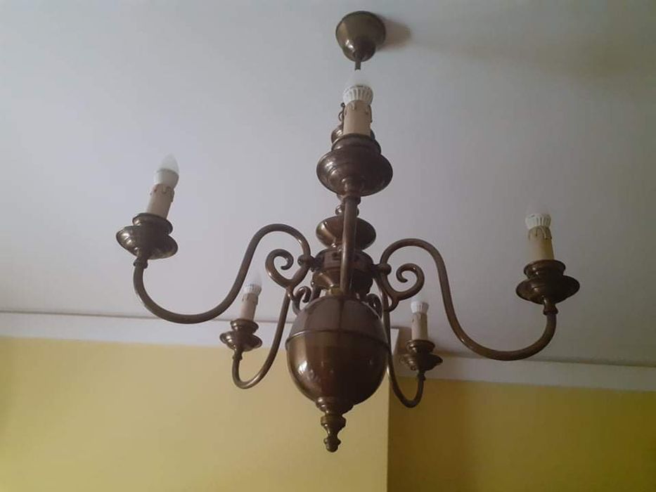 Candeeiro de sala  5 velas- baixa de preço