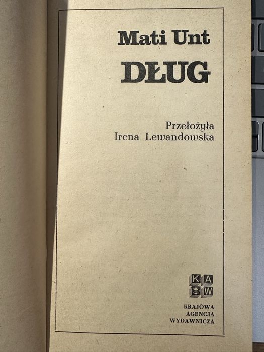 Dług. Mati Unt. Wydanie 1977