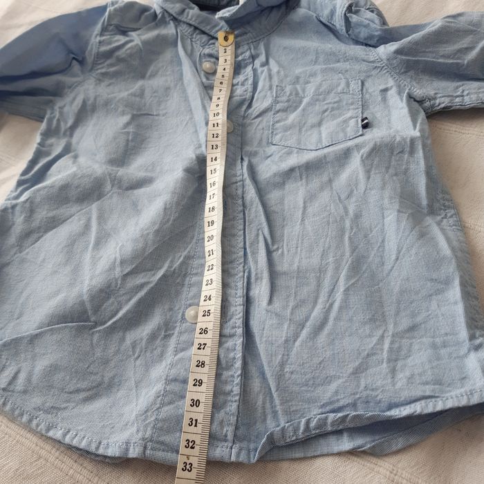 Błękitna koszula chłopięca, rozm 80, H&M