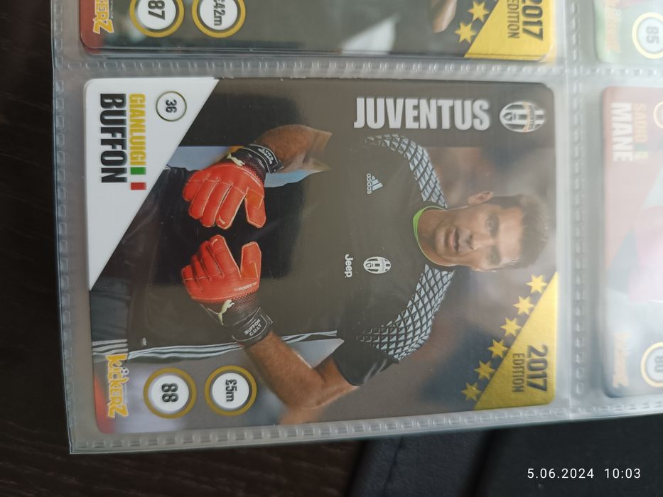 Karta kickerz 2017 edition Buffon Juventus