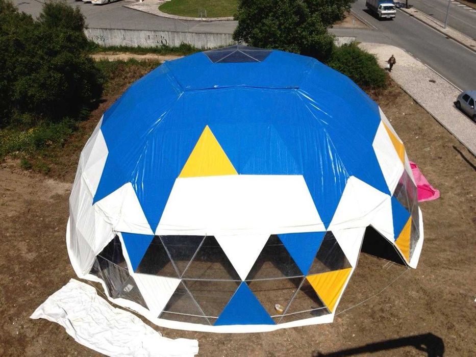 Tenda Eventos Geodésica DOME – 10 Metros de Altura | Usada como Nova
