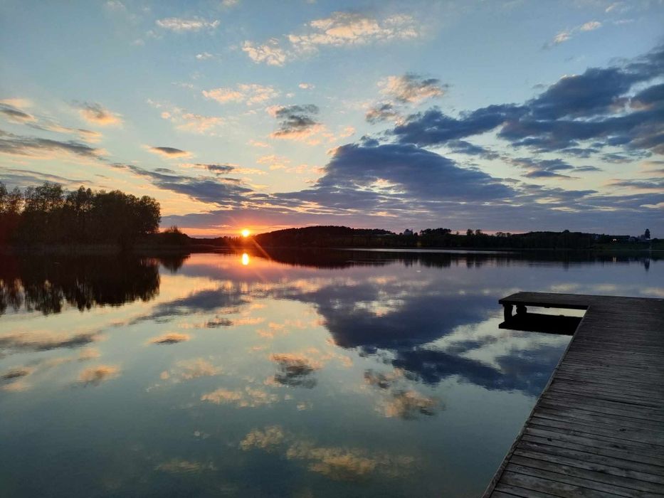 Domek nad jeziorem, 8 osobowy..las..cisza...wędkowanie