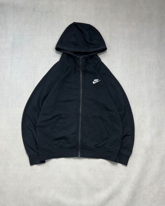 Bluza Nike small logo zipped black