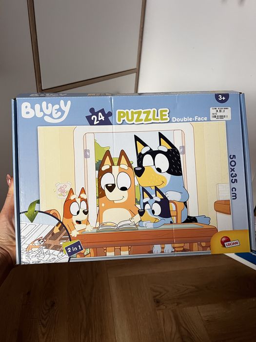 Puzzle Bluey double face 2in1 3+ nowe