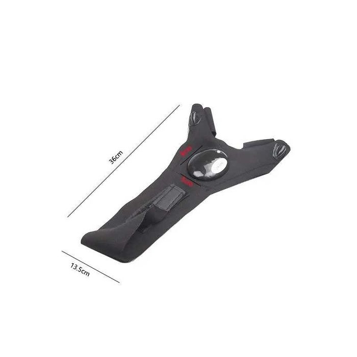 Перчатки фонарь со светодиодом на 2 пальца руки на батарейке