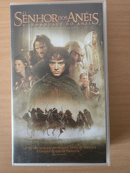 Filme em VHS "O Senhor dos Anéis: A Irmandade do Anel"