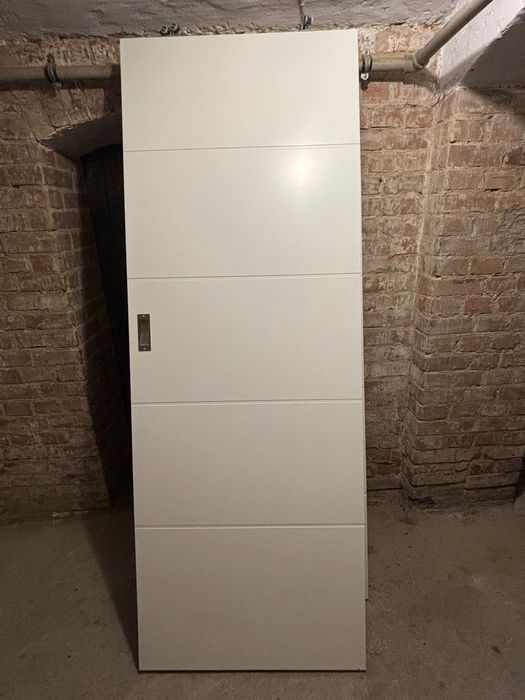 DRZWI przesuwne białe z ościeżnicą