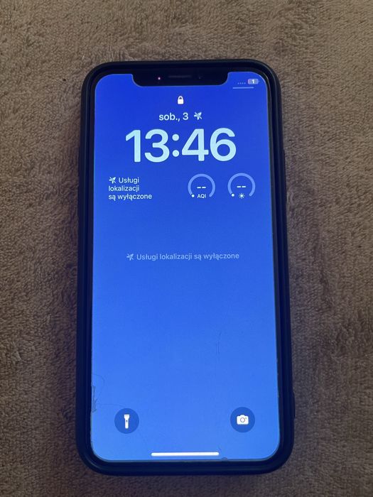 Iphone X 64 TB telefon i etui